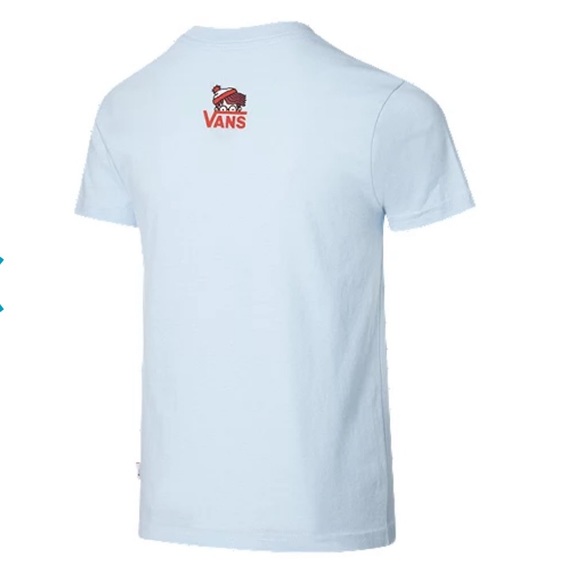 NWT Boys Vans X Wheres Waldo Beach T Shirt - Picture 2 of 2